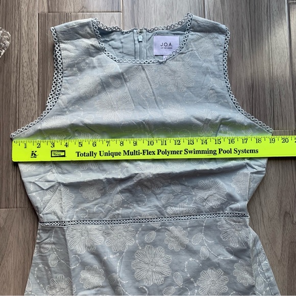 NWT J.O.A. Asymmetrical Sleeveless Ruffle Dress - Picture 8 of 14